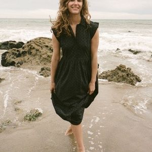 Christy Dawn Phoebe Dress in Black Eyelet XL NWT